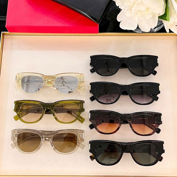 Gafas de sol Gafas de sol Mujeres gafas de ojo gafas de ojo acetate1 1 modelo sl573 gafas de gama alta para mujer modernas para