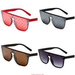 Gafas de sol diseñador mujeres hombres moda unisex gafas de lujo con letra viaje gafas de sol negro marco de playa gafas grises impresión roja patrón clásico marca V