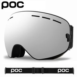 Zonnebril Dubbele lagen anti-condens POC Goggles Sci Bril Gloednieuwe Mannen Vrouwen Cyclus Zonnebril Mtb Googles Eyewear