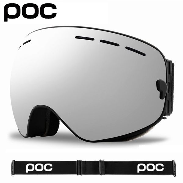 Lunettes de soleil Double couches anti-buée POC Lunettes Sci Lunettes Brand New Hommes Femmes Cycle Lunettes De Soleil Vtt Googles Lunettes