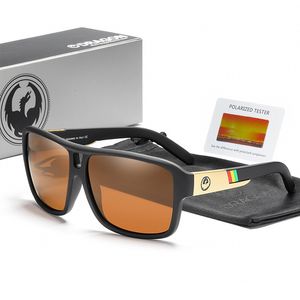 Lunettes de soleil Dragon Brand Square lunettes de soleil polarisées hommes femmes Jam conçu mâle noir Sport de plein air polarisation UV400 lunettes de soleil lunettes 230802