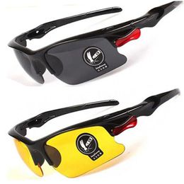 Lunettes de soleil conduisant des lunettes de lunettes polarisées anti-éclat conducteurs de vision nocturne