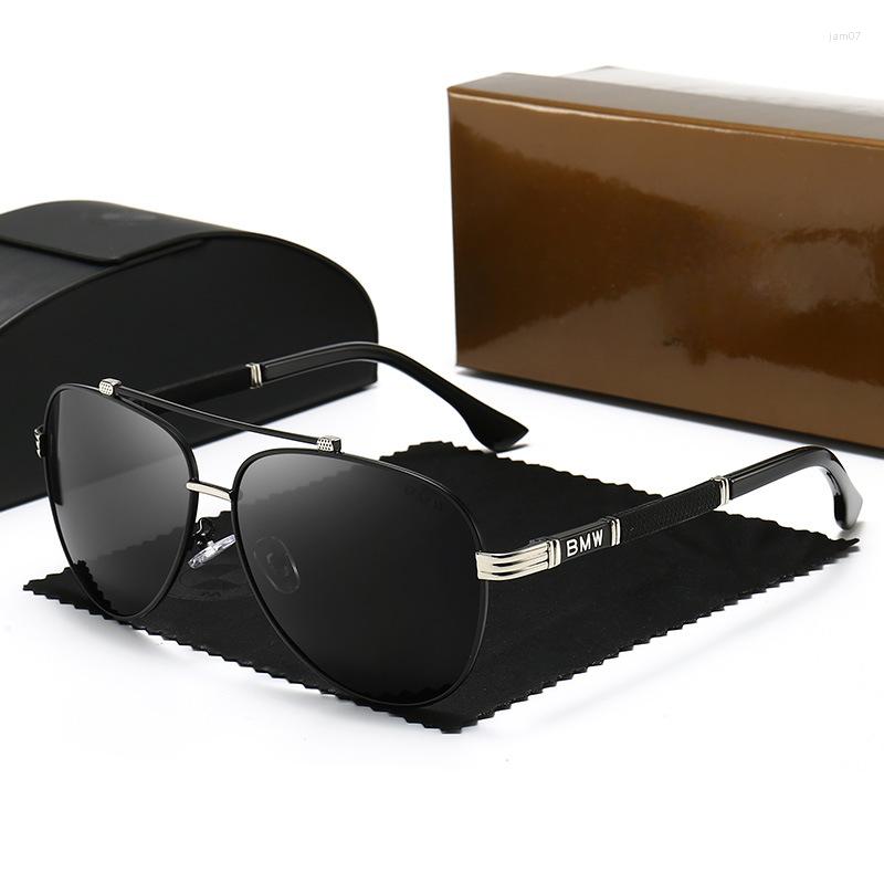 Sunglasses Driving Glasses Polarized Men Fashion UV400 Male Car For F10 F25 E46 E60 E70 G30 X3 X5 Vintage Design Eyewear
