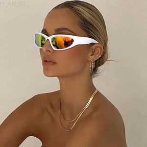 Lunettes de soleil Dropshipping UV400 polarisées Y2K Style lunettes de soleil unisexe enfants miroir de luxe coloré Vintage mode lunettes de soleil 400 coudes L24312