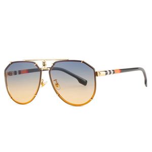 Lunettes de soleil rétro européennes et américaines sans cadre pour hommes, pare-soleil tendance, miroir, lunettes de soleil 2298