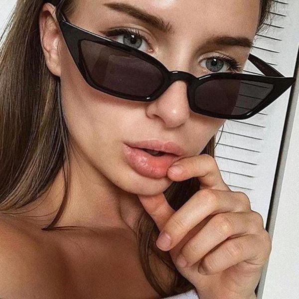 Lunettes de soleil européennes et américaines à la mode petit cadre femmes lunettes d'océan personnalisées