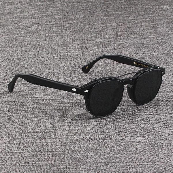 Gafas de sol Evove Clip Mujeres masculinas Lente Polarizado Señas de lente Marco Hombres Fit sobre Gafas Espectáculos Vintage Goggles