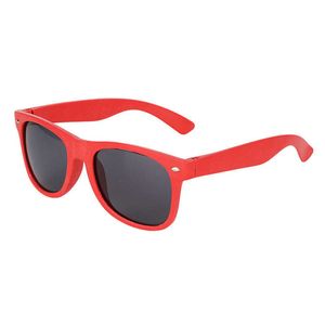 Lunettes de soleil évoquent des lunettes de soleil de mode dégradables Femmes mâles faisant la promotion de verres de soleil pour hommes Gift Wheat Frame de paille