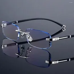 Gafas de sol Protección para los ojos Gafas de lectura antiluz azul Bloqueo de rayos azules Hipermetropía ultraligera PC Gafas cuadradas antifatiga