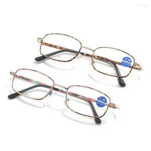 Lunettes de soleil Protection des yeux Anti-lumière bleue lunettes de lecture blocage des rayons bleus ultralégères hypermétropie PC lunettes carrées hommes femmes