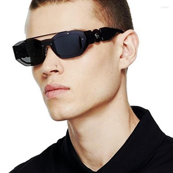 Lunettes de soleil Eyeezi hommes Steam Punk lunettes de soleil pour femmes mode 2023 Imitation marques de luxe hommes foncés goutte