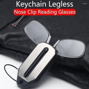 Lunettes de soleil lunettes sans branches pour téléphone hommes lunettes de lecture femmes mode grossissant cadre clair