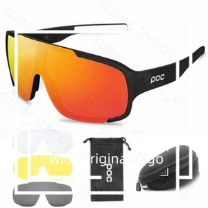 Lunettes de soleil Eyewear Poc Do Blade 4 Lens Set Mtb Glasse de cyclistes hommes Femmes Bicycle Bicycle Gogle