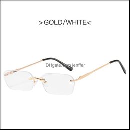 Zonnebril Fashion Aesories Rec vrouwen Mannen 2021 RICHTLOCHTE Vierkant Zonnebril voor Dames Zonnebril Dames Vrouwen Bril Eyewear Drop Delivery CII