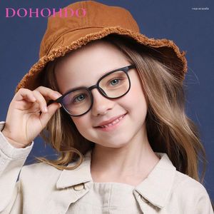 Lunettes de soleil mode Anti-lumière bleue pour enfants garçons filles Ultra cadre Protection informatique lunettes Anti-fatigue