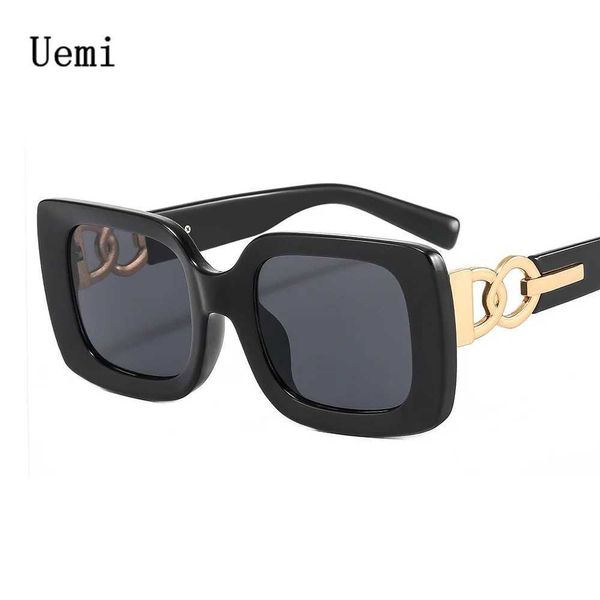 Gafas de sol Diseñador de la marca de moda gafas de sol cuadradas para mujer gafas de sol retro de lujo para mujer gafas de sol retro para hombre nuevo color UV400 al por mayor J240330
