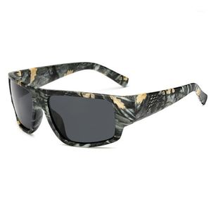 Lunettes de soleil Fashion Camo Polaris Men Square Driving Sun Glases Top Quality Night Vision Male Gafas UV400 Eyewear 290i