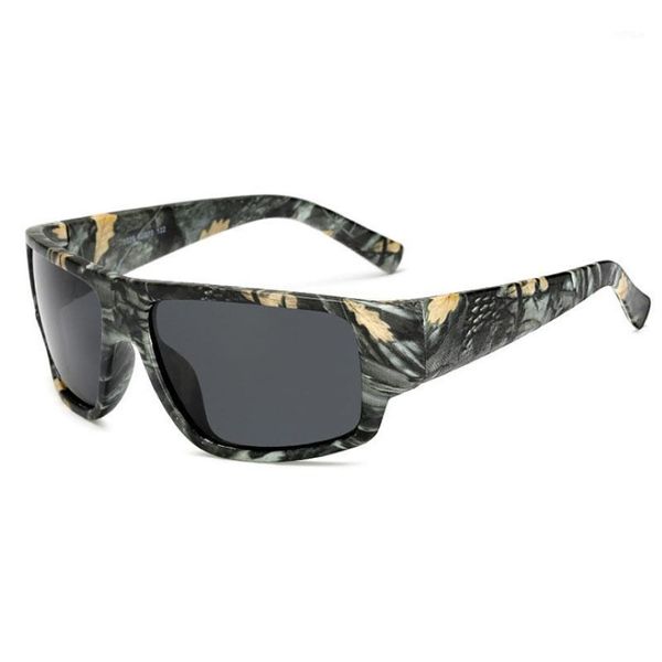 Lunettes de soleil Fashion Camo Polaris Men Square Driving Sun Glases Top Quality Night Vision Male Gafas UV400 Eyewear 290i