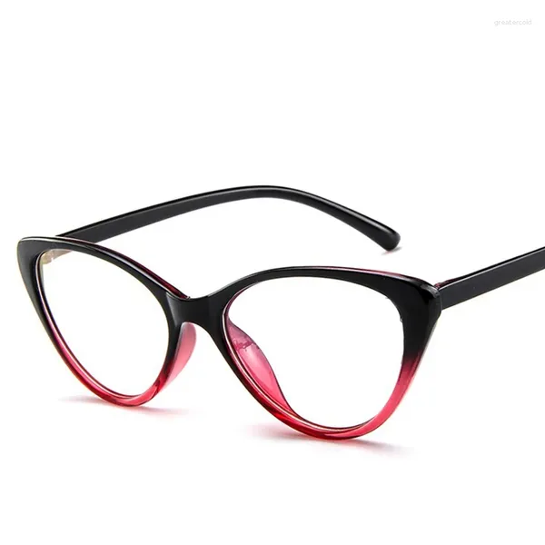 Lunettes de soleil mode Cateye lunettes de lecture femmes Anti-bleu lecteur clair dame loupe pour ordinateur 0 0.25 0.50 1.25 1.75 450 600