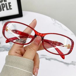 Zonnebrillen Fashion Computer Glazen brilframe voor moeder Anti Blue Light Square Eyewear Blocking Optical Spectacle -bril Women