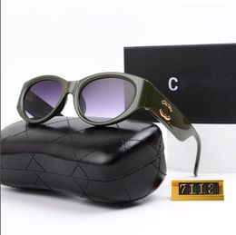 Zonnebrillen modeontwerper Classic Brand Trend Color Men's and Women's Summer Polarisated Cha Sunglasses Windy Februari Global Herkenis en strikte optica Academisch