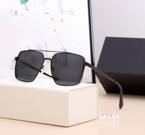 Zonnebril modeontwerper voor man van de man, zonnebril dames lette metaal vintage zonnebril p -stijl dames UV 400 lenzen met originele doos