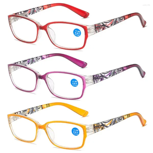 Gafas de sol flores de moda elegantes vintage ultra luz marco protección ocular gafas anteojos anti-Blue