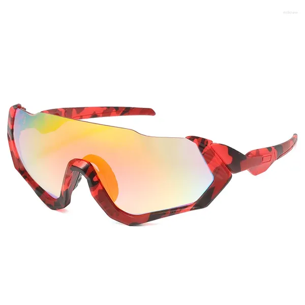 Lunettes de soleil mode demi-monture Punk lunettes femmes plein air cyclisme lunettes de sport vtt vélo lunettes Protection hommes