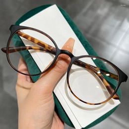 Lunettes de soleil Fashion Cadre métallique de haute qualité verres de myopie anti-bleu moins en diopther lunettes de lunettes