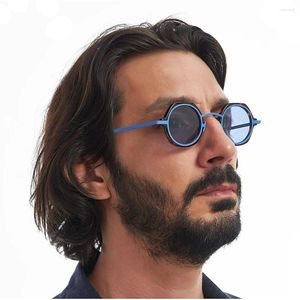 Lunettes de soleil mode M11 rétro alliage de haute qualité cadre mince Uv400 lunettes solaires hommes femmes nuances rondes