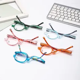 Zonnebril Mode Vergrootglas Bril Roterende Make-up Opvouwbaar Lezen Anti Blauw Licht Verziend Brillen Dioptrie 1,0 tot 4,0