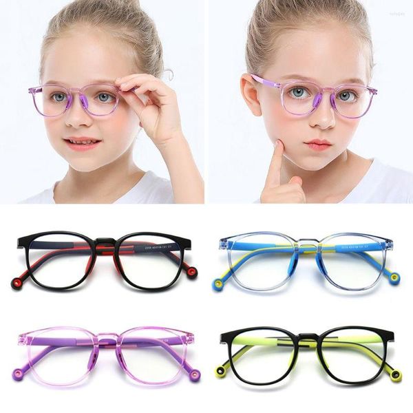 Lunettes de soleil Mode Cours en ligne Protection des yeux Ordinateur Lunettes de vue confortables Lunettes Enfants Lunettes Cadre ultra léger