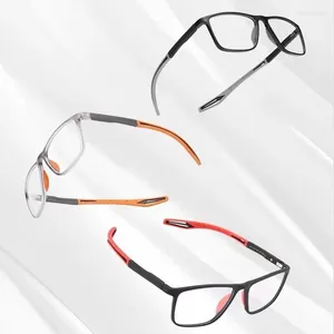 Lunettes de soleil mode lunettes de lecture TR90 Ultra-léger pliable sport Anti-lumière bleue hommes âgés Protection ordinateur lunettes optiques