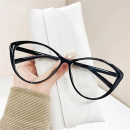 Zonnebril Mode Retro 2024 Bijziendheid Bril Vrouwen Heren Anti Blauw Licht Stijl Cat Eye Brillen Bijziend -1.0 Tot -4.0
