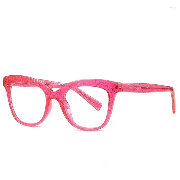 Lunettes de soleil mode strass lunettes de lecture pour hypermétropes femmes clair rond anti lumière bleue ordinateur de prescription