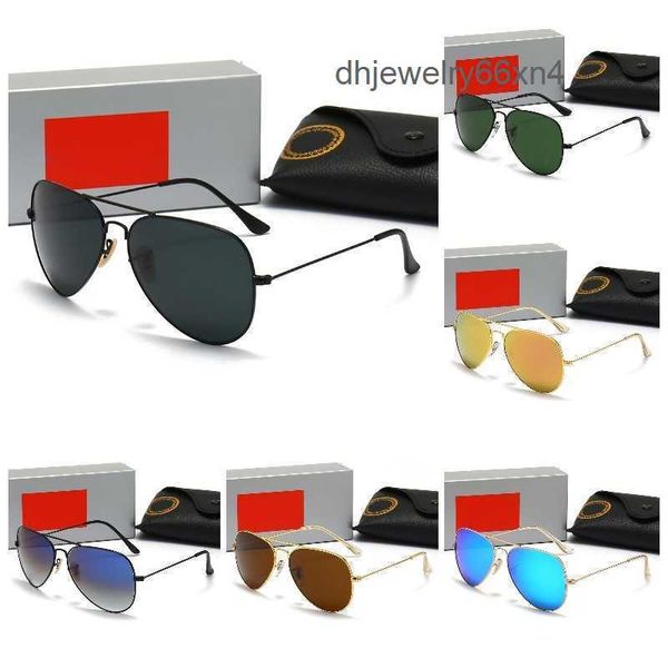 Lunettes de soleil mode ronde marque design UV400 lunettes métal or cadre lunettes de soleil hommes femmes miroir Pol Cix raies interdictions 3026 3025