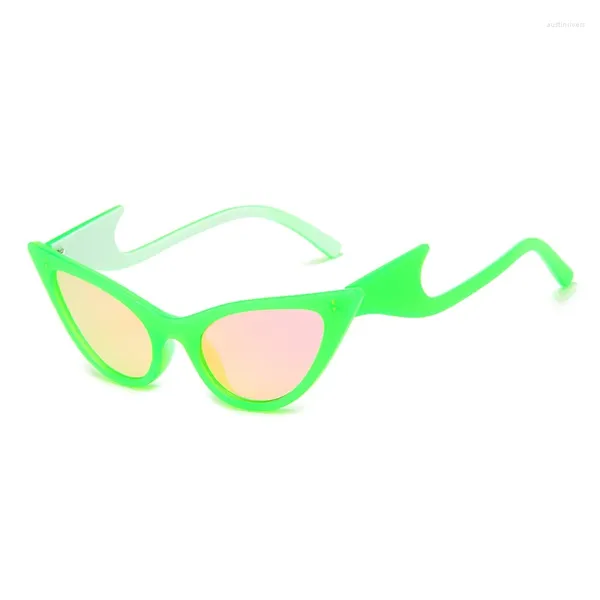 Lunettes de soleil polarisées pour femmes, Triangle œil de chat, Sexy, rétro, Streetwear, tendance, UV4