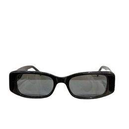 Zonnebrillen mode kleine rechthoekige vierkante zonnebril vrouwen mannen 2023 Design dames dames magere winkels in de buitenlucht retro 0096s