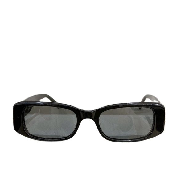 Gafas de sol a la moda, gafas de sol cuadradas rectangulares pequeñas para mujer y hombre, diseño 2023 para mujer, ajustadas, para compras al aire libre, sombra Retro 0096S