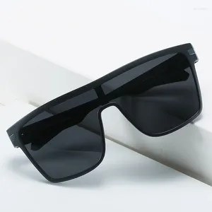 Lunettes de soleil mode carré surdimensionné Anti-éblouissement pilote miroir lunettes de soleil pour hommes femmes lunettes mâle femme