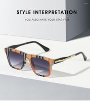 Lunettes de soleil Fashion Square Plastic Women's UV400 Men's Glasses Classic Retro Brand Design Driving