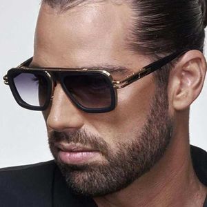 Gafas de sol cuadradas a la moda para hombre y mujer, anteojos de sol femeninos con diseño de marca de lujo, estilo Vintage, con protección UV400, YQ240120