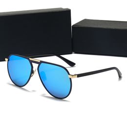 Lunettes de soleil mode lunettes de soleil hommes femmes lunettes de soleil de qualité supérieure pour homme femme polarisée UV400 lentilles de protection étui boîte en tissu accessoires