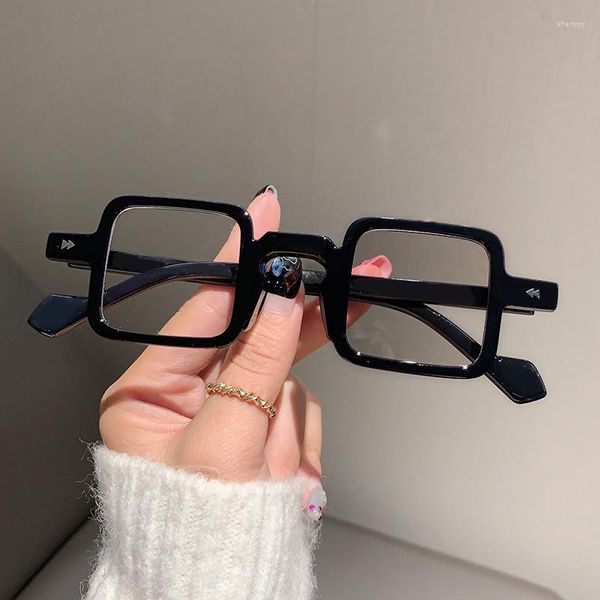Gafas de sol Moda Vintage Anti Blue Light Gafas ópticas Mujeres para hombres Diseñador de la marca Tendencia Miopía Lectura Marco de anteojos recetados