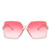 Lunettes de soleil mode Vintage marque concepteur surdimensionné carré femmes grand cadre dégradé lentille lunettes de soleil pour femme UV400