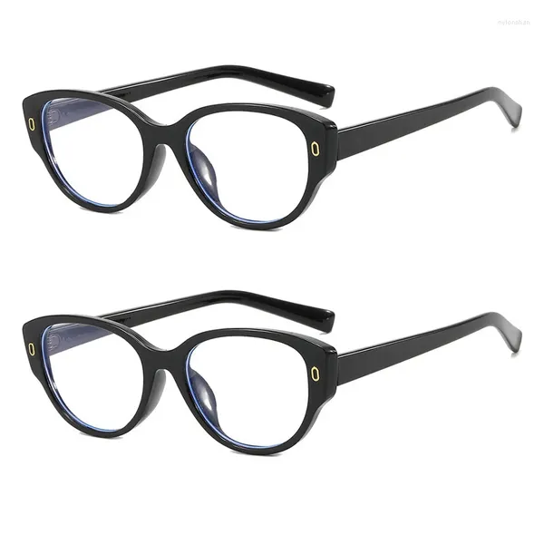 Lunettes de soleil Fashion Femmes Cateye Lunettes de lecture Blue Blocking Computer Reader Vintage Rx Eyewear grande taille