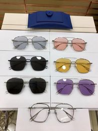 Lunettes de soleil Fashion Woogie Korea Brand Designer Lunettes Lunettes Men Femmes Gafas 5665205