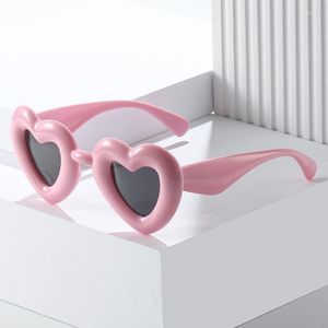 Zonnebril Mode Y2K Vrouwen 2023 Hart Snoep Opblaasbare Vintage Zonnebril Kwaliteit Gafas Liefde Lentes De Sol Mujer