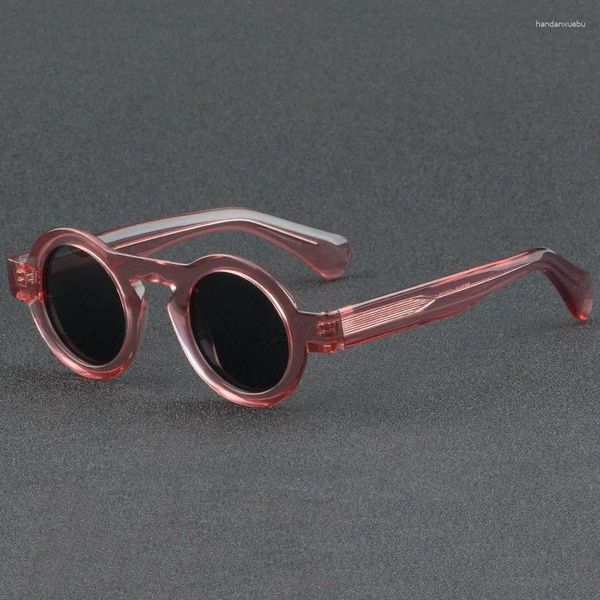 Gafas de sol polarizadas retro de moda para hombres y mujeres gafas antideslumbrantes redondas gafas de conducción de bicicleta de turismo UV400