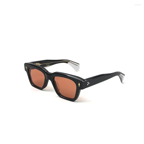 Lunettes de soleil FELLINI Band Style classique pour femmes et hommes motif ambre écaille de tortue couleur unie lentilles personnalisables